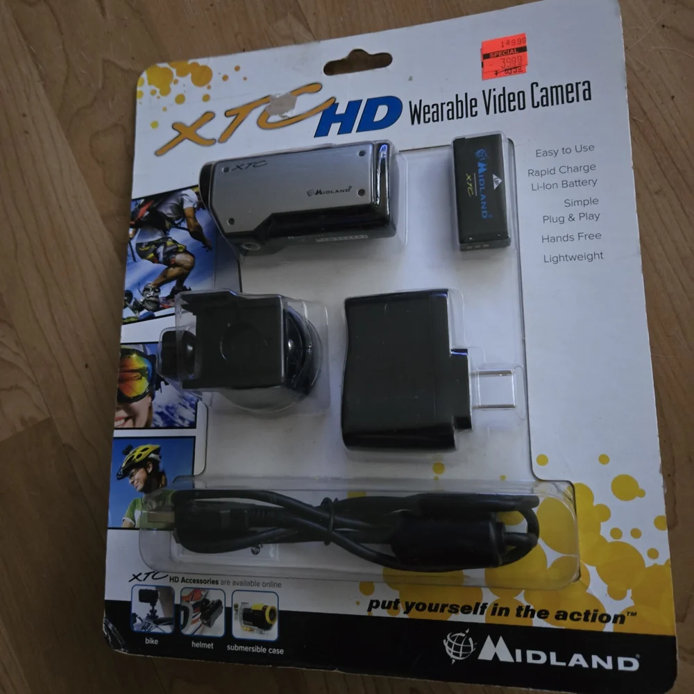 Midland XTC HD Wearable Video Camera - Silver